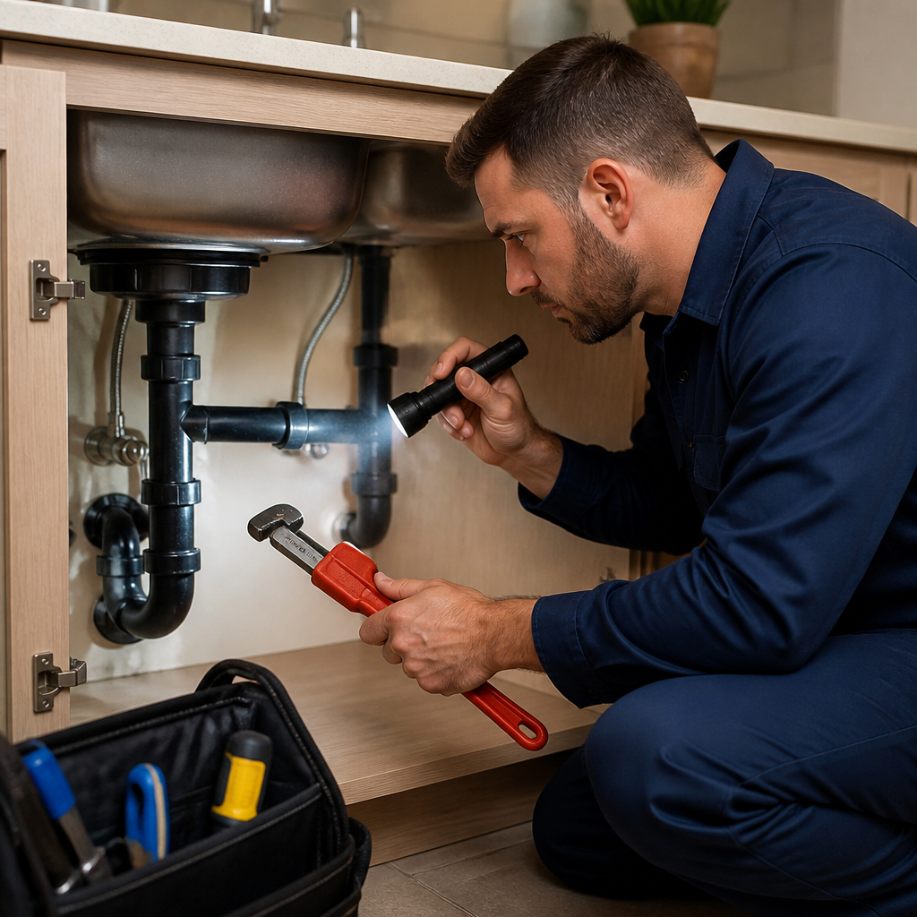We Diagnose — plumbing service step